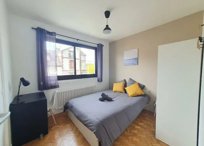 L'orchidee - Cosy Flat, 20min From Paris Drancy